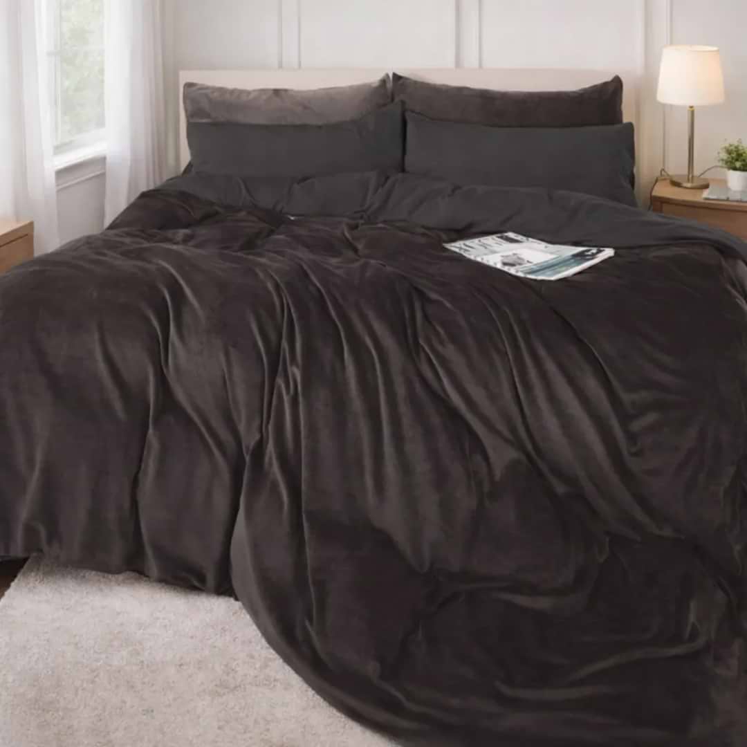 Комплект постільної білизни дитячий MirSon Велюр Winter Frost 28-0005 + 28-0003 Anemone Velvet 110х140 (2200004008998)